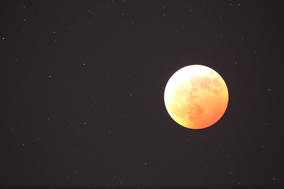 Mid eclipse star field